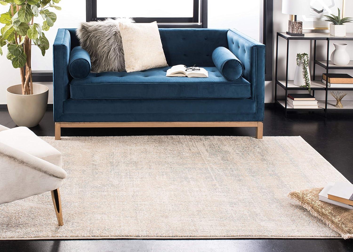 image:imageSAFAVIEH Area Rug 8x10 Adirondack Collection Large Red amp Gold Modern Abstract Design NonShedding amp Easy Cleaning Ideal for Living Room Bedroom Office Dining Space ADR207RBeigeSlate