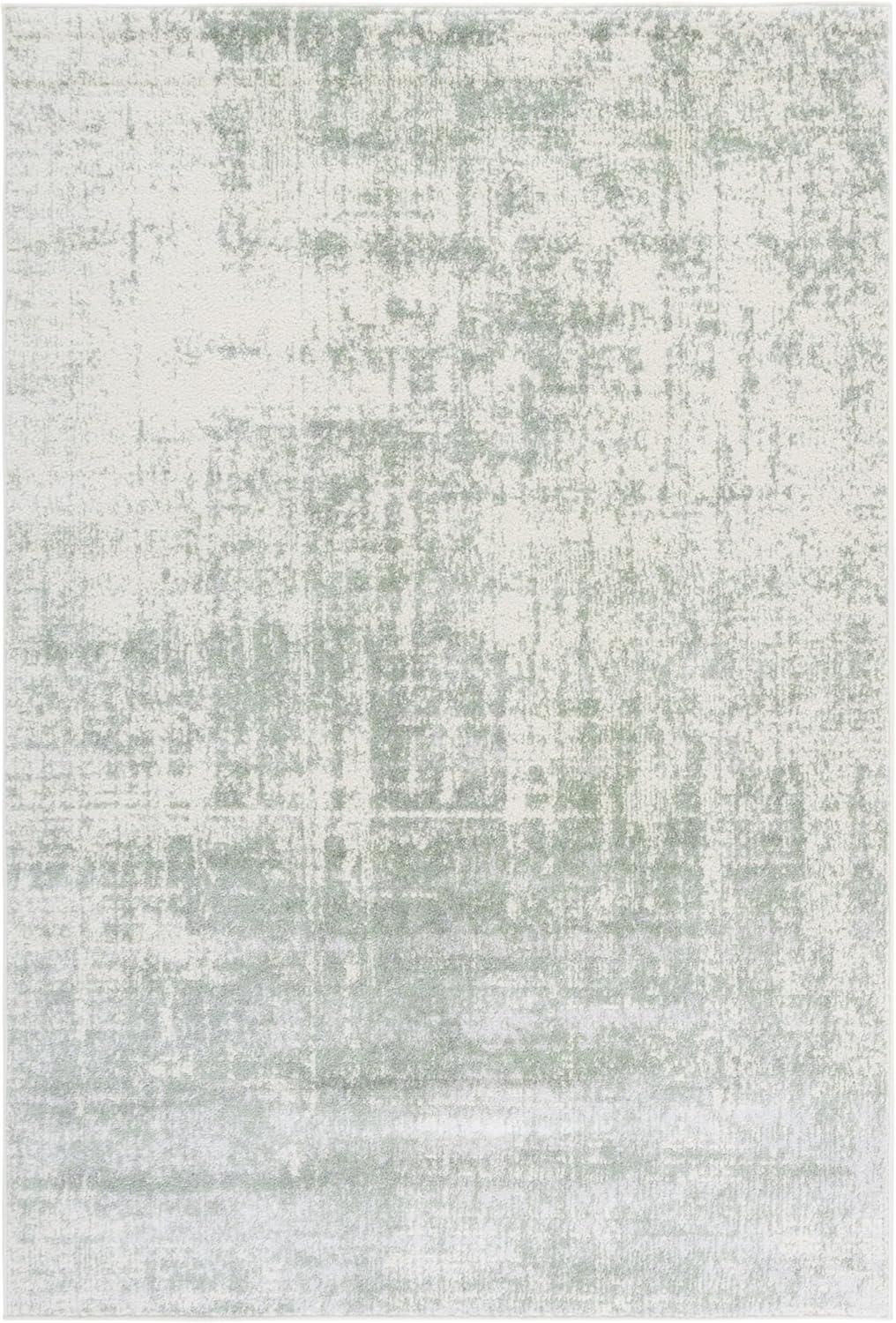 image:imageSAFAVIEH Area Rug 8x10 Adirondack Collection Large Red amp Gold Modern Abstract Design NonShedding amp Easy Cleaning Ideal for Living Room Bedroom Office Dining Space ADR207RSageIvory