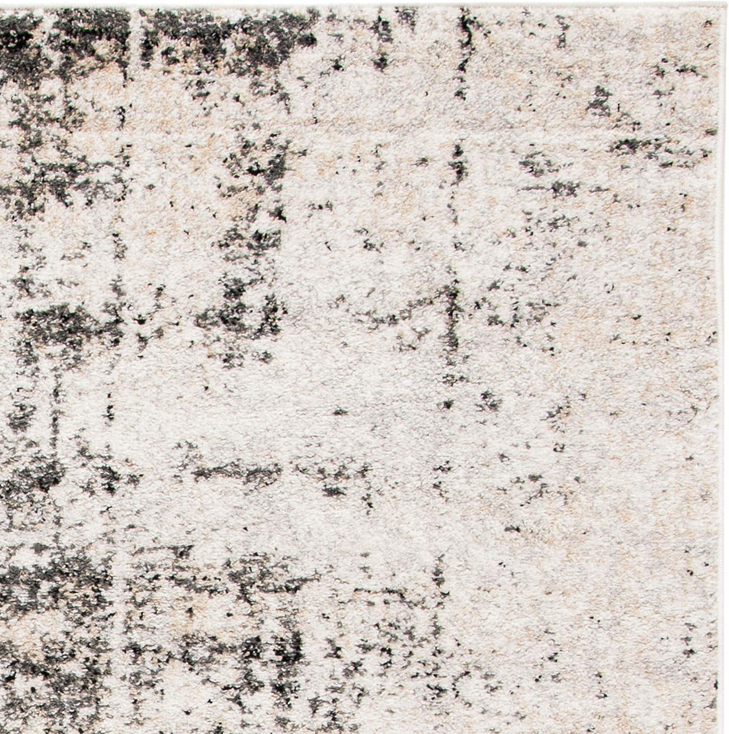 image:imageSAFAVIEH Area Rug 8x10 Adirondack Collection Large Red amp Gold Modern Abstract Design NonShedding amp Easy Cleaning Ideal for Living Room Bedroom Office Dining Space ADR207RSilverBlack