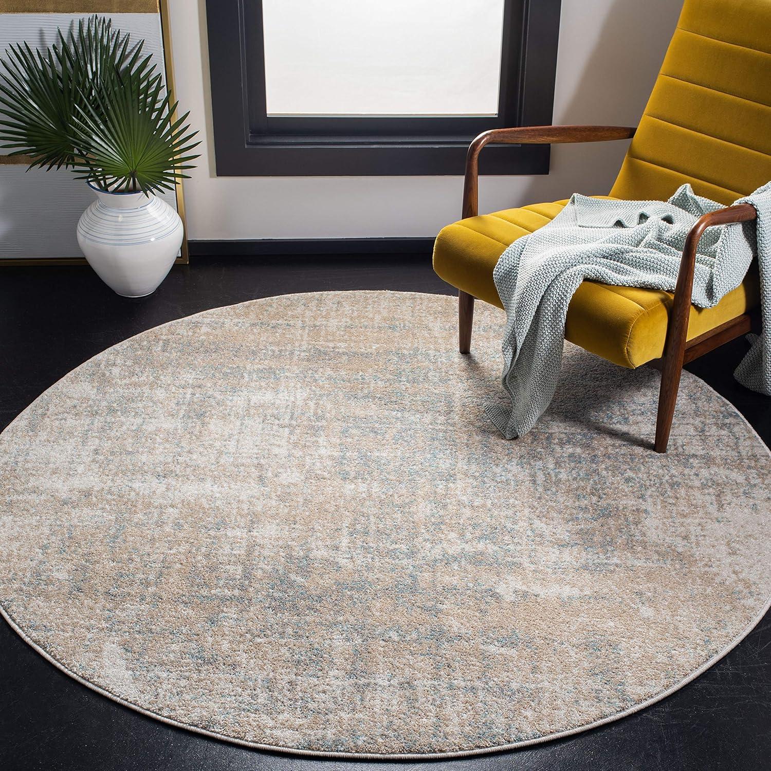 image:imageSAFAVIEH Area Rug 8x10 Adirondack Collection Large Red amp Gold Modern Abstract Design NonShedding amp Easy Cleaning Ideal for Living Room Bedroom Office Dining Space ADR207RBeigeSlate