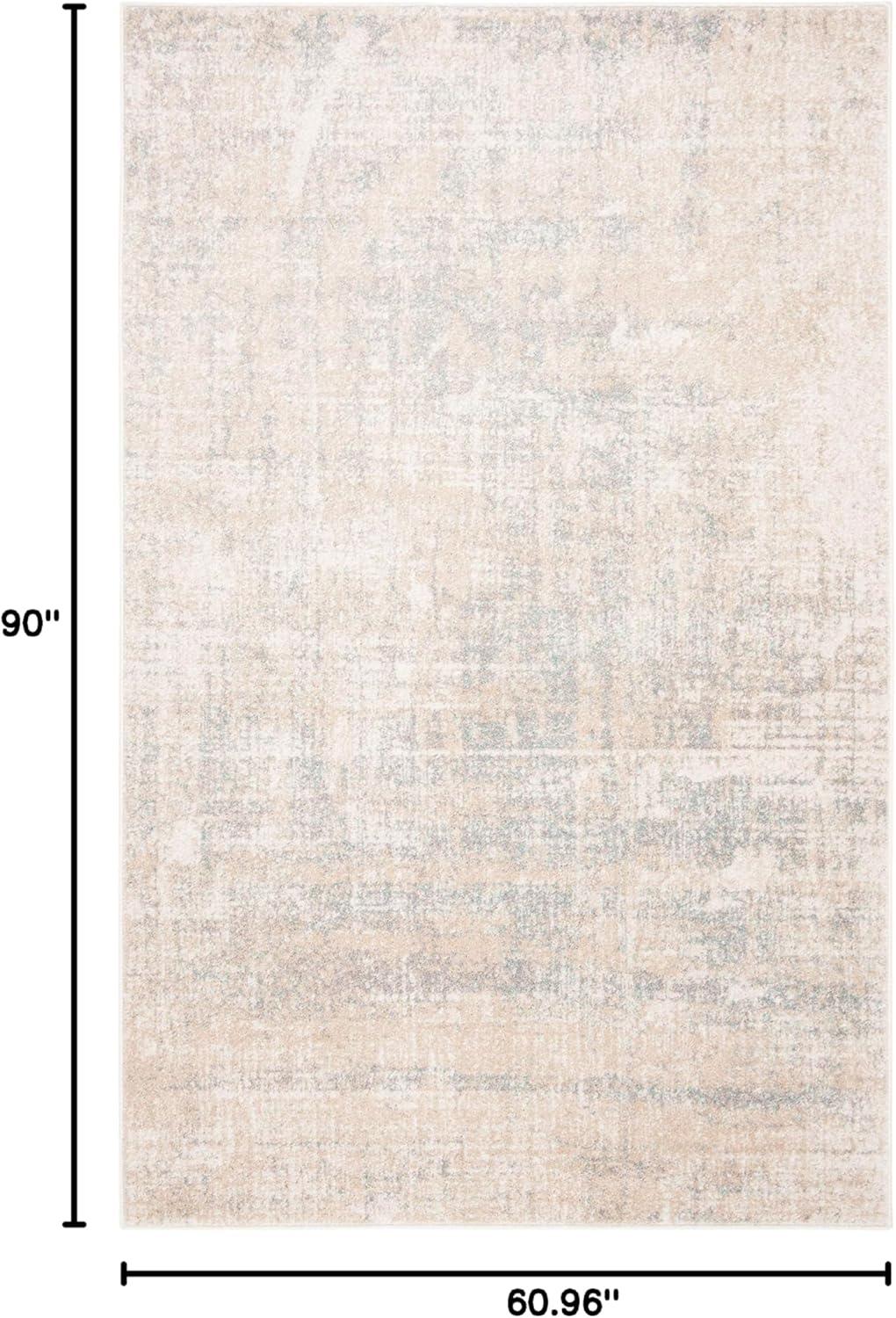 image:imageSAFAVIEH Area Rug 8x10 Adirondack Collection Large Red amp Gold Modern Abstract Design NonShedding amp Easy Cleaning Ideal for Living Room Bedroom Office Dining Space ADR207RBeigeSlate