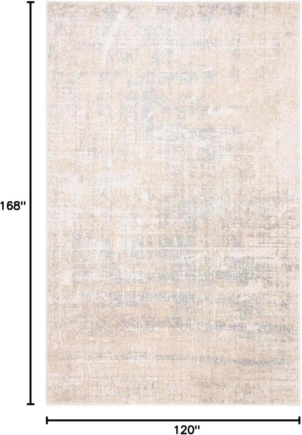image:imageSAFAVIEH Area Rug 8x10 Adirondack Collection Large Red amp Gold Modern Abstract Design NonShedding amp Easy Cleaning Ideal for Living Room Bedroom Office Dining Space ADR207RBeigeSlate