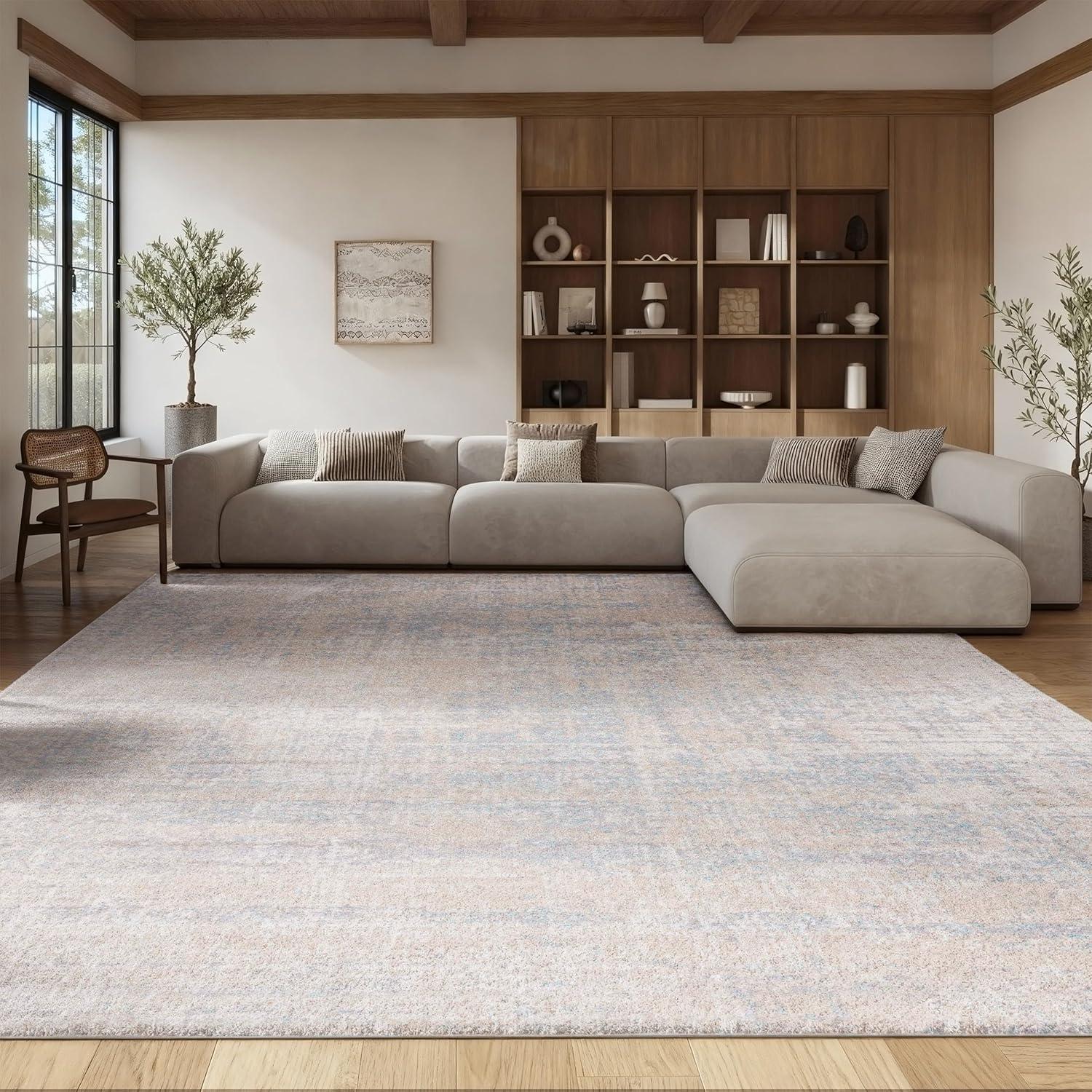 image:imageSAFAVIEH Area Rug 8x10 Adirondack Collection Large Red amp Gold Modern Abstract Design NonShedding amp Easy Cleaning Ideal for Living Room Bedroom Office Dining Space ADR207RBeigeSlate
