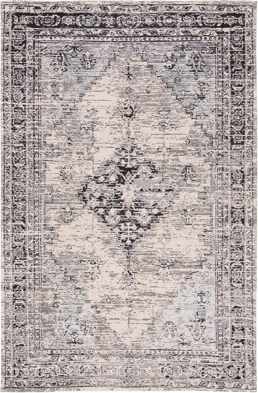 image:imageSAFAVIEH Area Rug 8x10 Classic Vintage Collection Large Blue Oriental Medallion Distressed Design NonShedding amp Easy Cleaning Ideal for Living Room Bedroom Office Dining Space CLV113MGrey