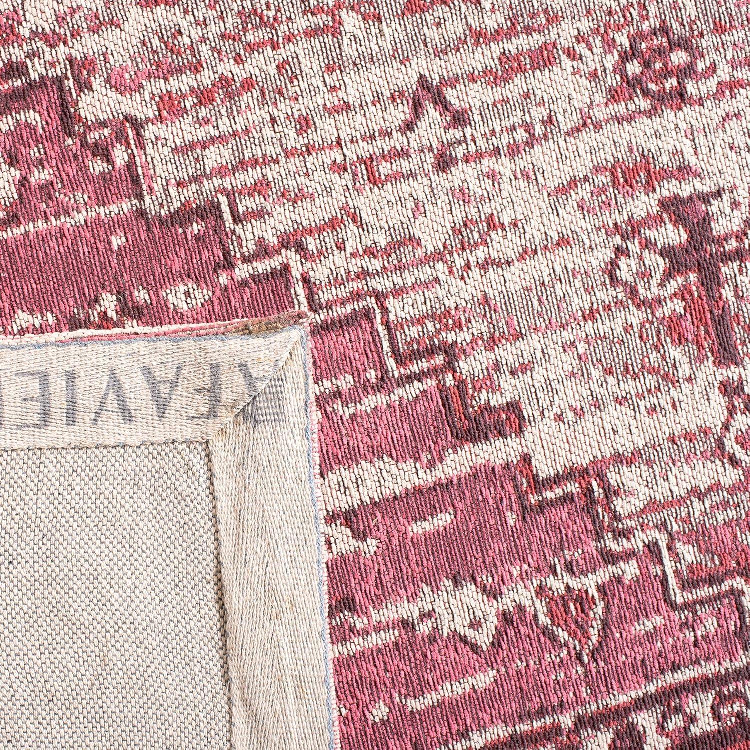 image:imageSAFAVIEH Area Rug 8x10 Classic Vintage Collection Large Blue Oriental Medallion Distressed Design NonShedding amp Easy Cleaning Ideal for Living Room Bedroom Office Dining Space CLV113MFuchsia