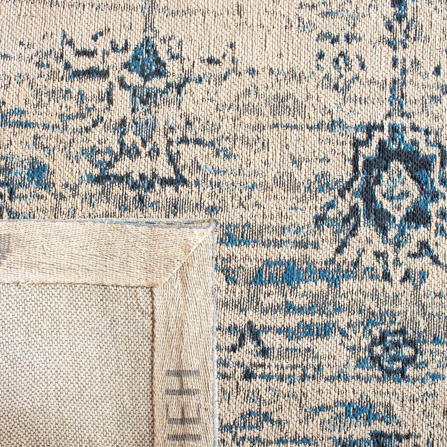 image:imageSAFAVIEH Area Rug 8x10 Classic Vintage Collection Large Blue Oriental Medallion Distressed Design NonShedding amp Easy Cleaning Ideal for Living Room Bedroom Office Dining Space CLV113MBlue