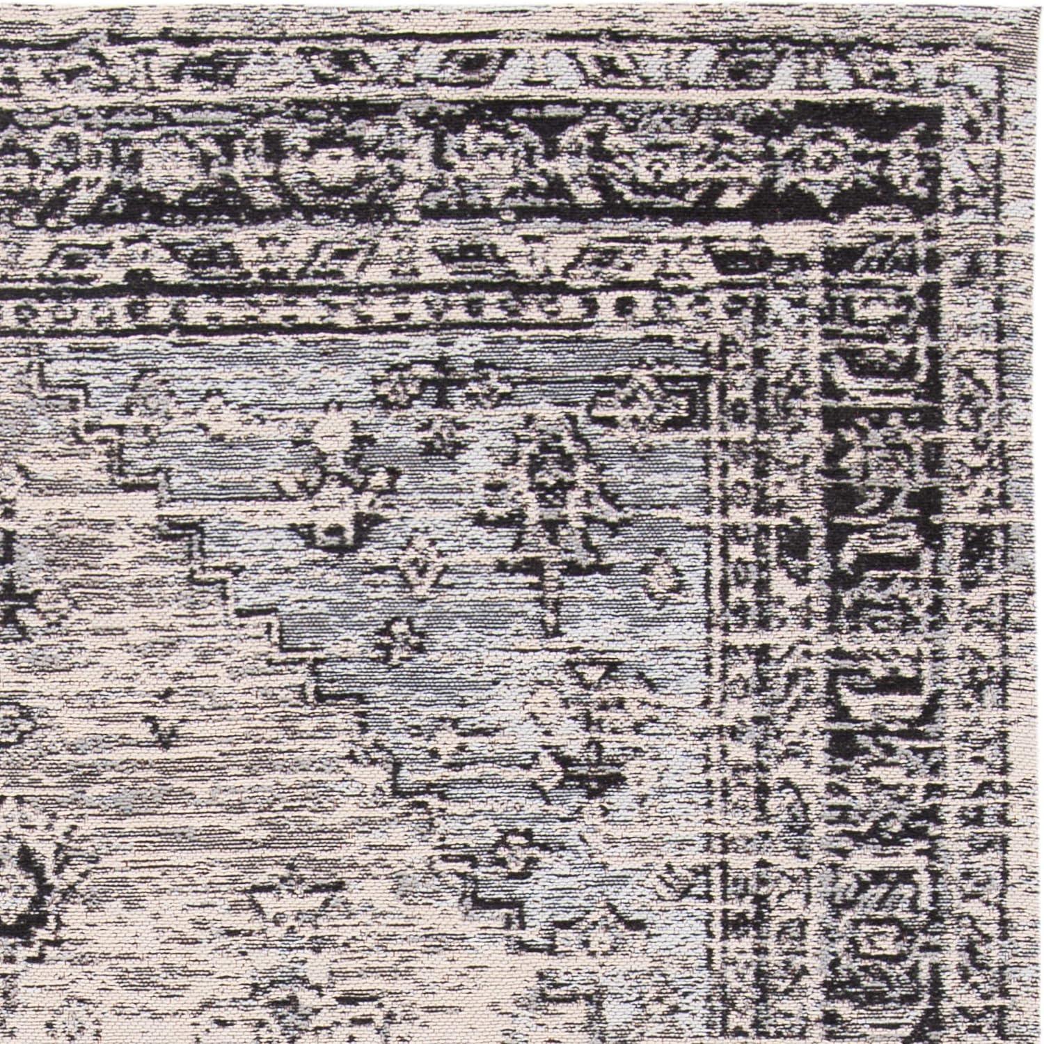 image:imageSAFAVIEH Area Rug 8x10 Classic Vintage Collection Large Blue Oriental Medallion Distressed Design NonShedding amp Easy Cleaning Ideal for Living Room Bedroom Office Dining Space CLV113MGrey