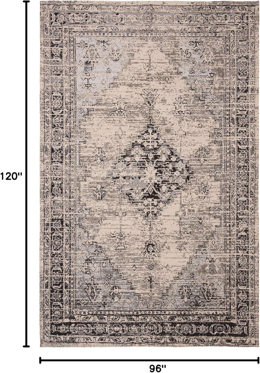 image:imageSAFAVIEH Area Rug 8x10 Classic Vintage Collection Large Blue Oriental Medallion Distressed Design NonShedding amp Easy Cleaning Ideal for Living Room Bedroom Office Dining Space CLV113MGrey