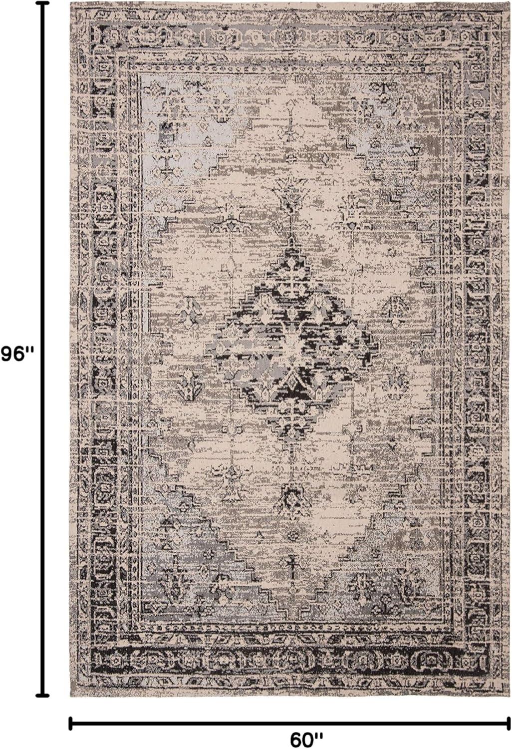 image:imageSAFAVIEH Area Rug 8x10 Classic Vintage Collection Large Blue Oriental Medallion Distressed Design NonShedding amp Easy Cleaning Ideal for Living Room Bedroom Office Dining Space CLV113MGrey