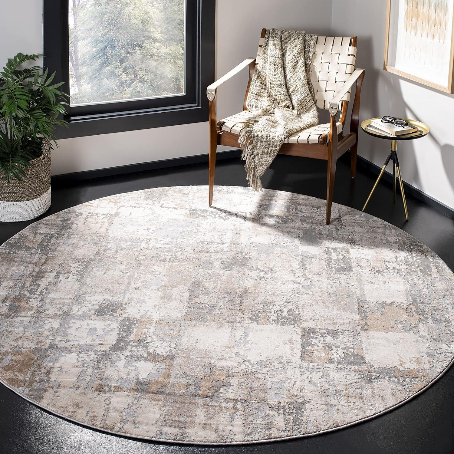 image:imageSAFAVIEH Area Rug 8x10 Invista Collection Large Cream amp Beige Modern Abstract Design NonShedding amp Easy Cleaning Ideal for Living Room Bedroom Office Dining Space INV435ACreamBeige