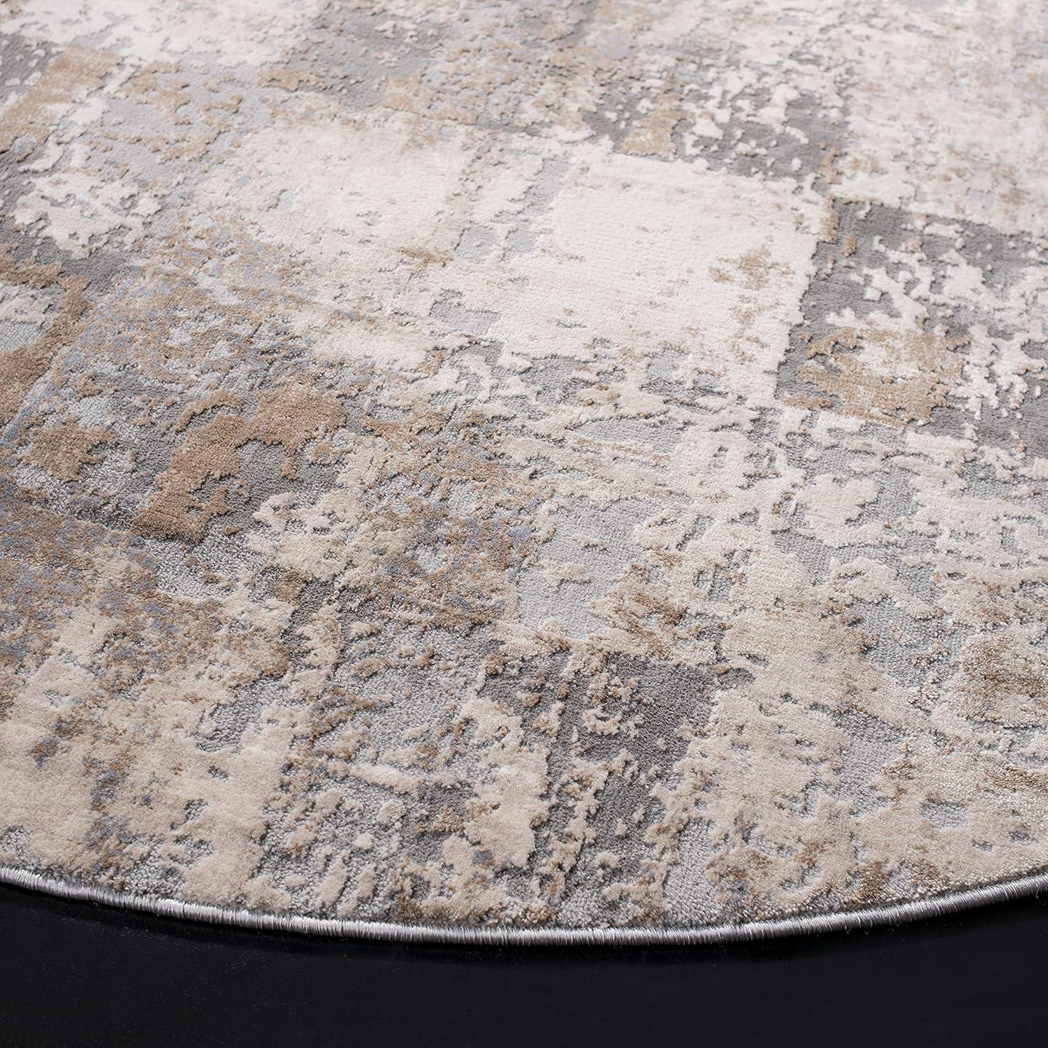 image:imageSAFAVIEH Area Rug 8x10 Invista Collection Large Cream amp Beige Modern Abstract Design NonShedding amp Easy Cleaning Ideal for Living Room Bedroom Office Dining Space INV435ACreamBeige