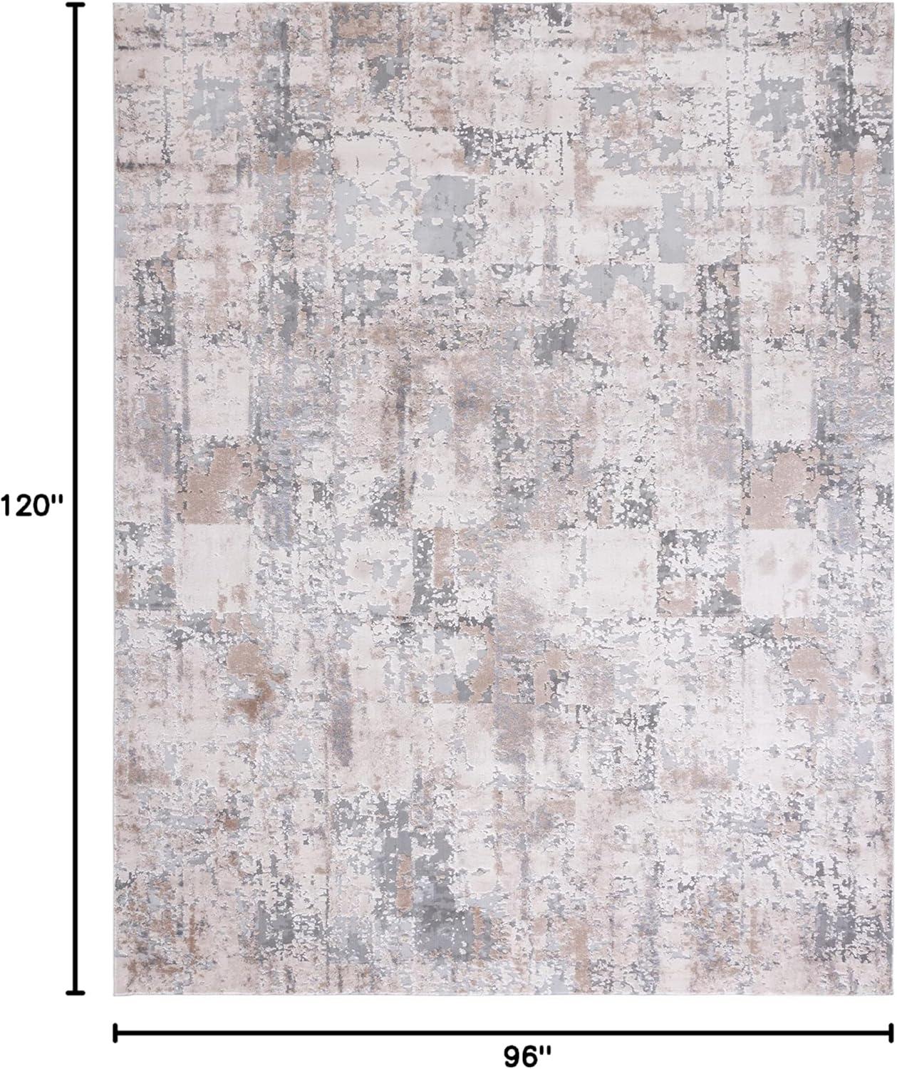 image:imageSAFAVIEH Area Rug 8x10 Invista Collection Large Cream amp Beige Modern Abstract Design NonShedding amp Easy Cleaning Ideal for Living Room Bedroom Office Dining Space INV435ACreamBeige
