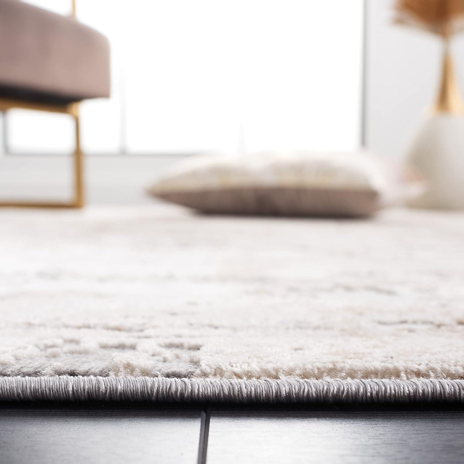 image:imageSAFAVIEH Area Rug 8x10 Invista Collection Large Cream amp Beige Modern Abstract Design NonShedding amp Easy Cleaning Ideal for Living Room Bedroom Office Dining Space INV435ACreamBeige