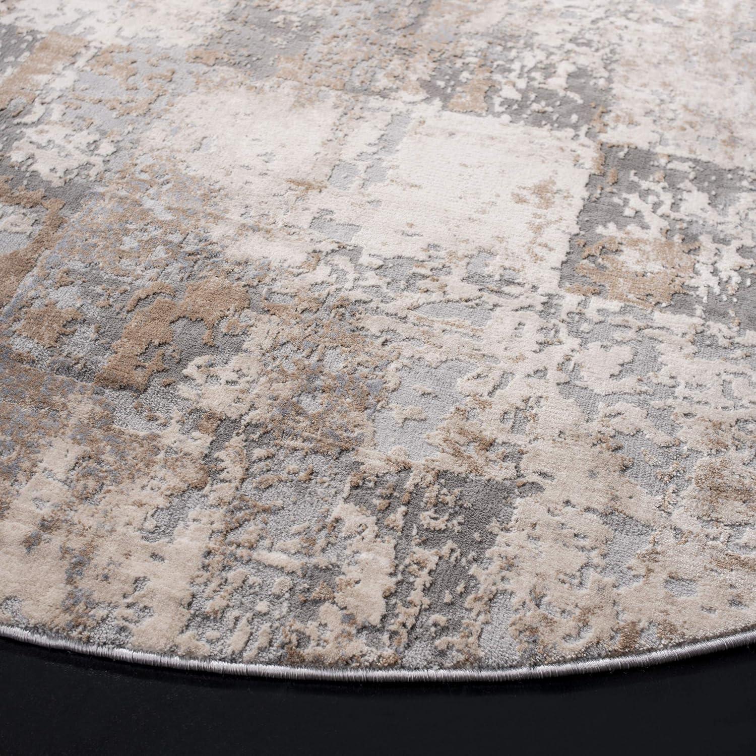 image:imageSAFAVIEH Area Rug 8x10 Invista Collection Large Cream amp Beige Modern Abstract Design NonShedding amp Easy Cleaning Ideal for Living Room Bedroom Office Dining Space INV435ACreamBeige