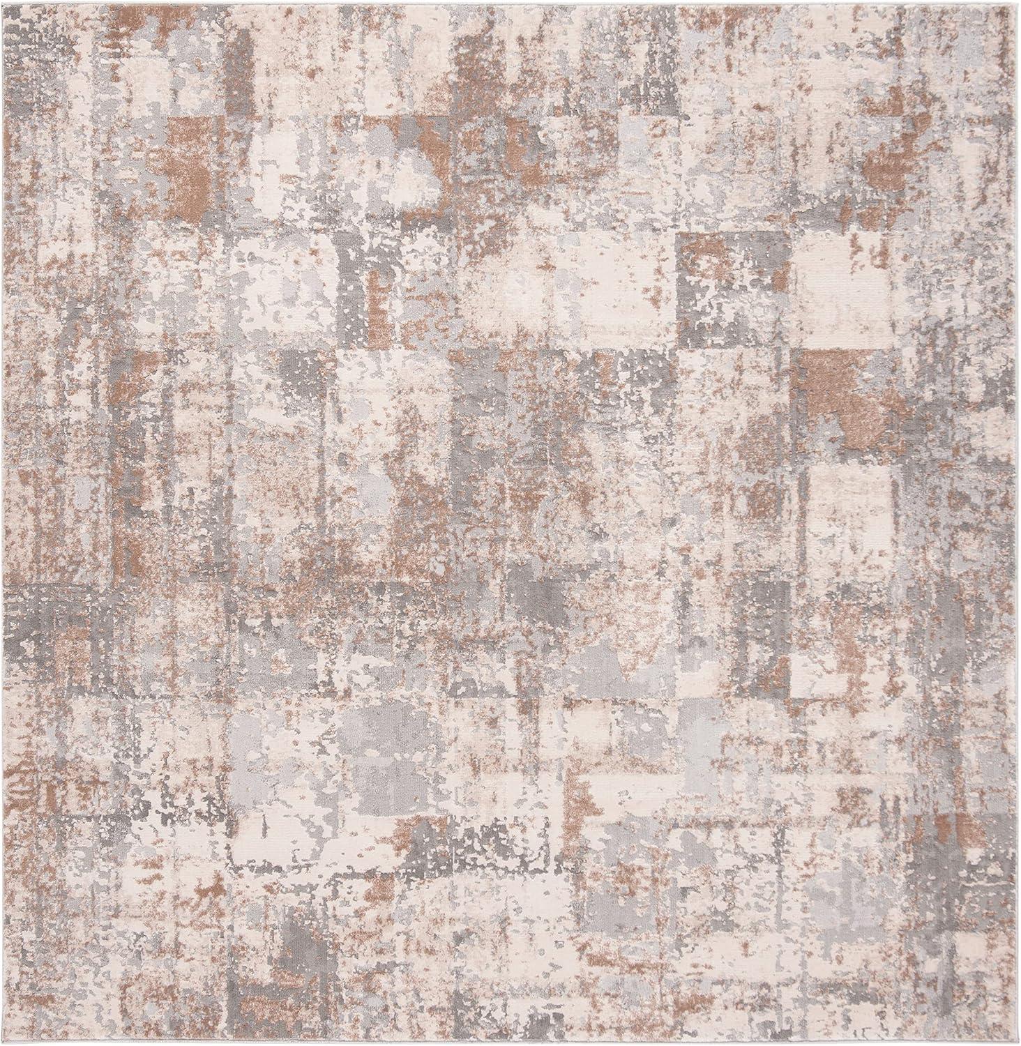 image:imageSAFAVIEH Area Rug 8x10 Invista Collection Large Cream amp Beige Modern Abstract Design NonShedding amp Easy Cleaning Ideal for Living Room Bedroom Office Dining Space INV435ACreamBeige