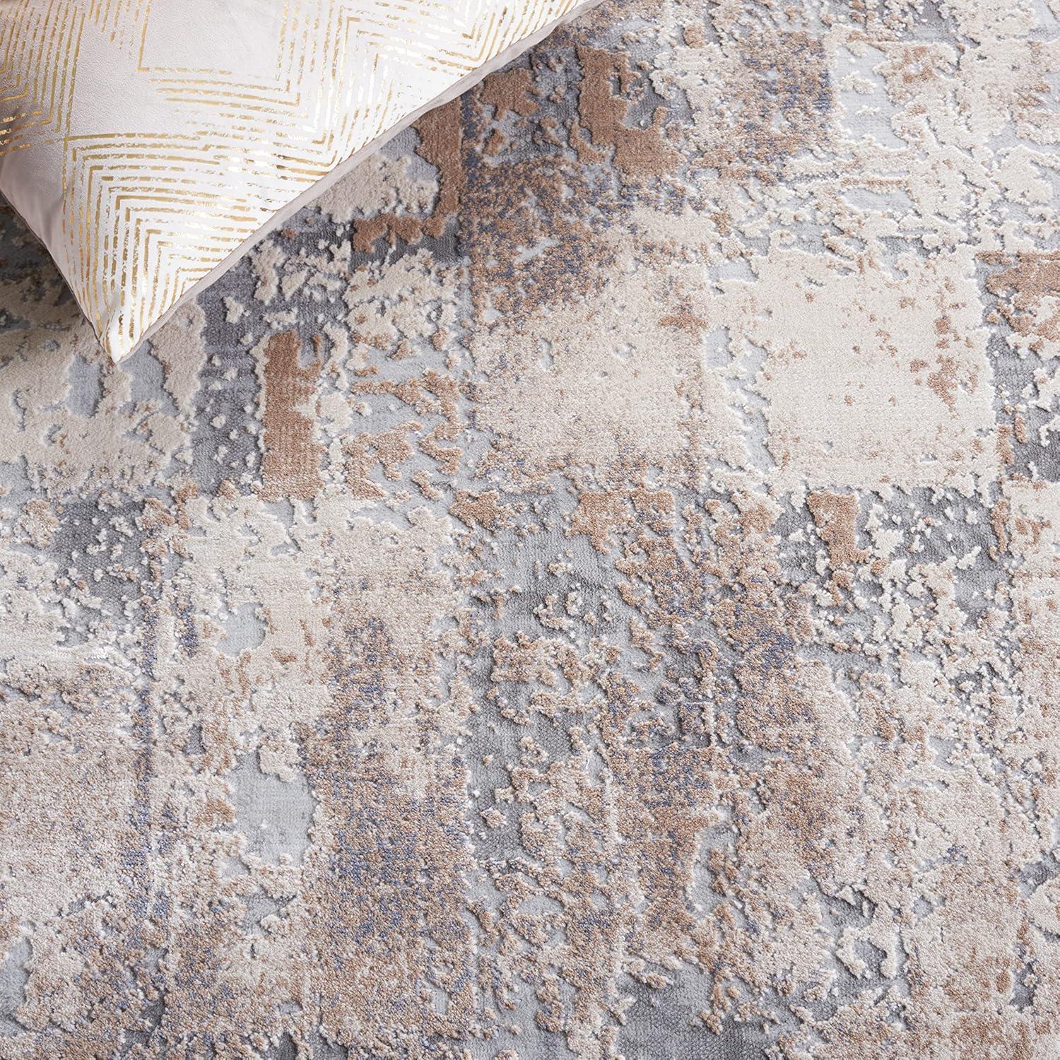 image:imageSAFAVIEH Area Rug 8x10 Invista Collection Large Cream amp Beige Modern Abstract Design NonShedding amp Easy Cleaning Ideal for Living Room Bedroom Office Dining Space INV435ACreamBeige