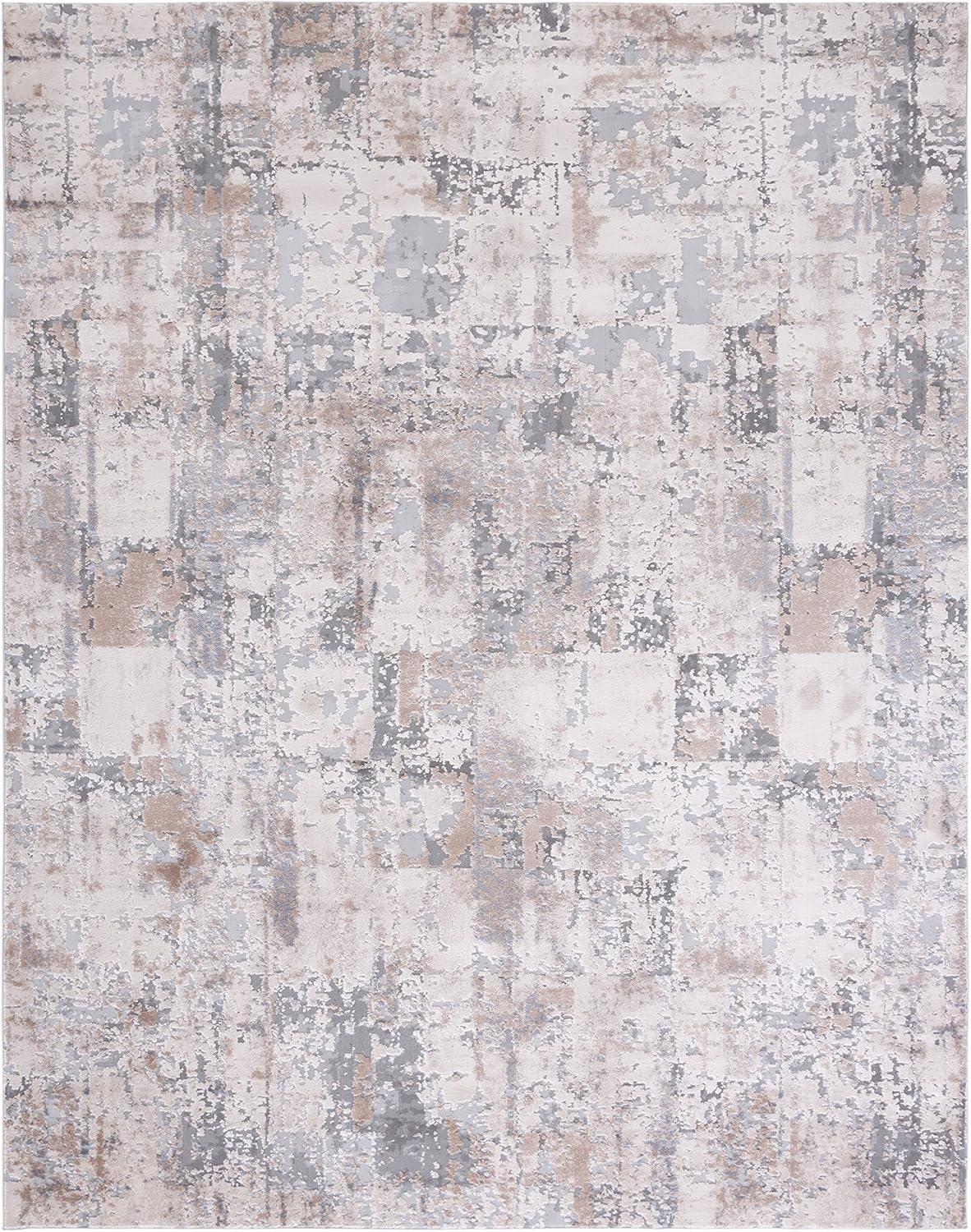 image:imageSAFAVIEH Area Rug 8x10 Invista Collection Large Cream amp Beige Modern Abstract Design NonShedding amp Easy Cleaning Ideal for Living Room Bedroom Office Dining Space INV435ACreamBeige