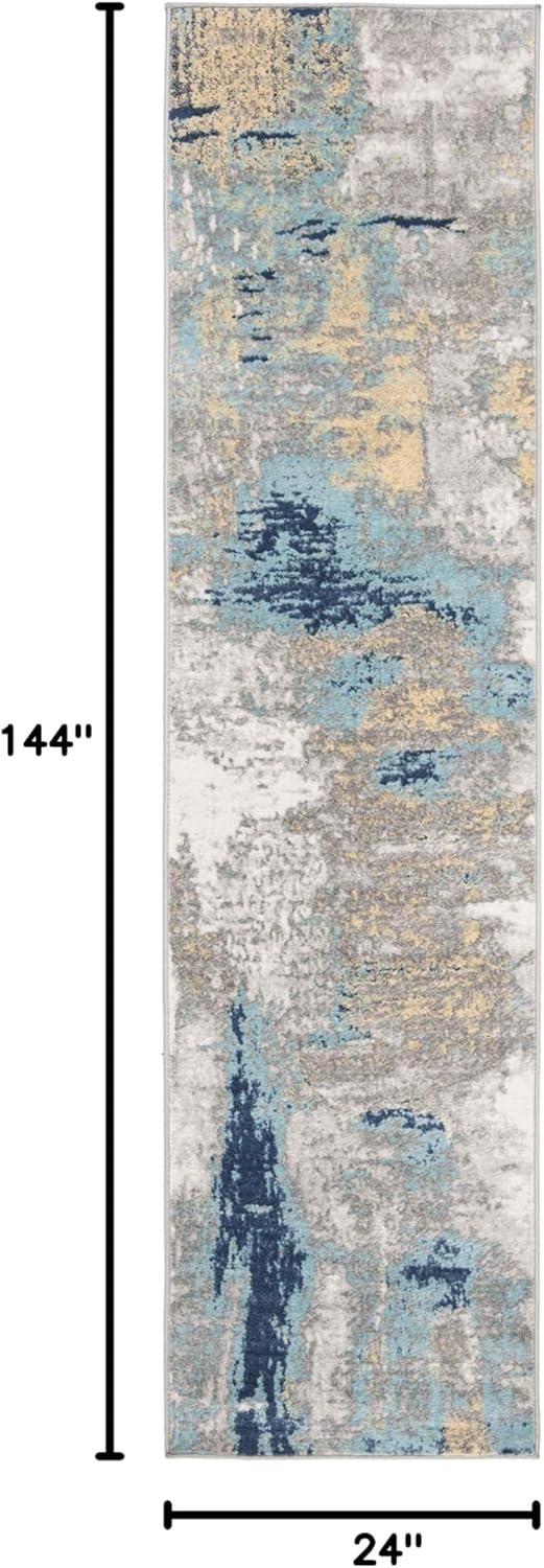 image:imageSAFAVIEH Area Rug 8x10 Jasper Collection Large Grey amp Gold Modern Abstract Design NonShedding amp Easy Cleaning Ideal for Living Room Bedroom Office Dining Space JSP101AGreyGold