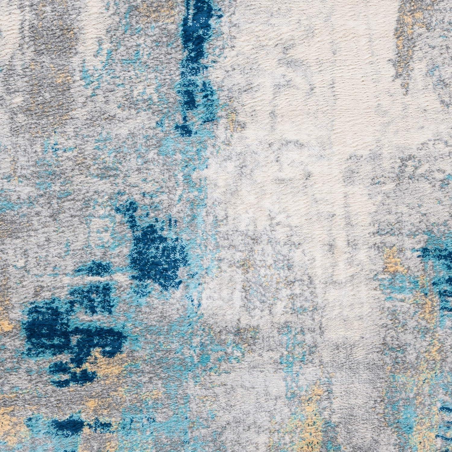 image:imageSAFAVIEH Area Rug 8x10 Jasper Collection Large Grey amp Gold Modern Abstract Design NonShedding amp Easy Cleaning Ideal for Living Room Bedroom Office Dining Space JSP101AGreyGold