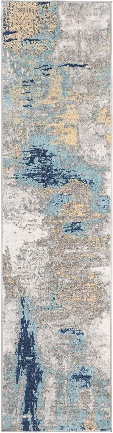 image:imageSAFAVIEH Area Rug 8x10 Jasper Collection Large Grey amp Gold Modern Abstract Design NonShedding amp Easy Cleaning Ideal for Living Room Bedroom Office Dining Space JSP101AGreyGold