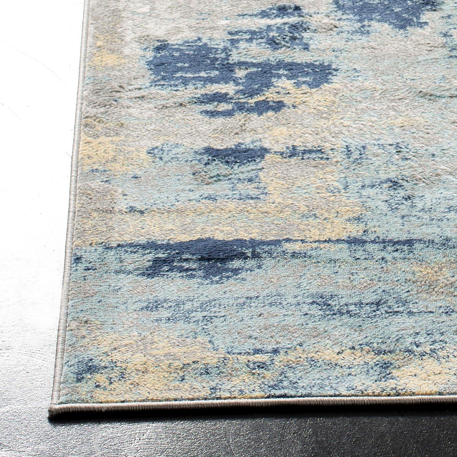 image:imageSAFAVIEH Area Rug 8x10 Jasper Collection Large Grey amp Gold Modern Abstract Design NonShedding amp Easy Cleaning Ideal for Living Room Bedroom Office Dining Space JSP101AGreyGold