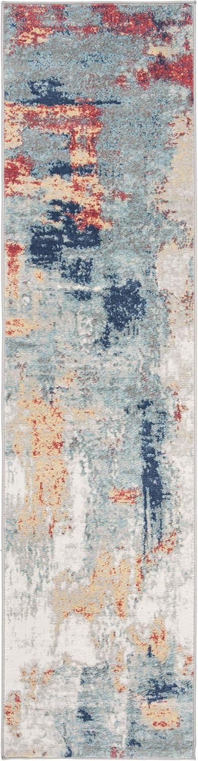 image:imageSAFAVIEH Area Rug 8x10 Jasper Collection Large Grey amp Gold Modern Abstract Design NonShedding amp Easy Cleaning Ideal for Living Room Bedroom Office Dining Space JSP101AGreyRed