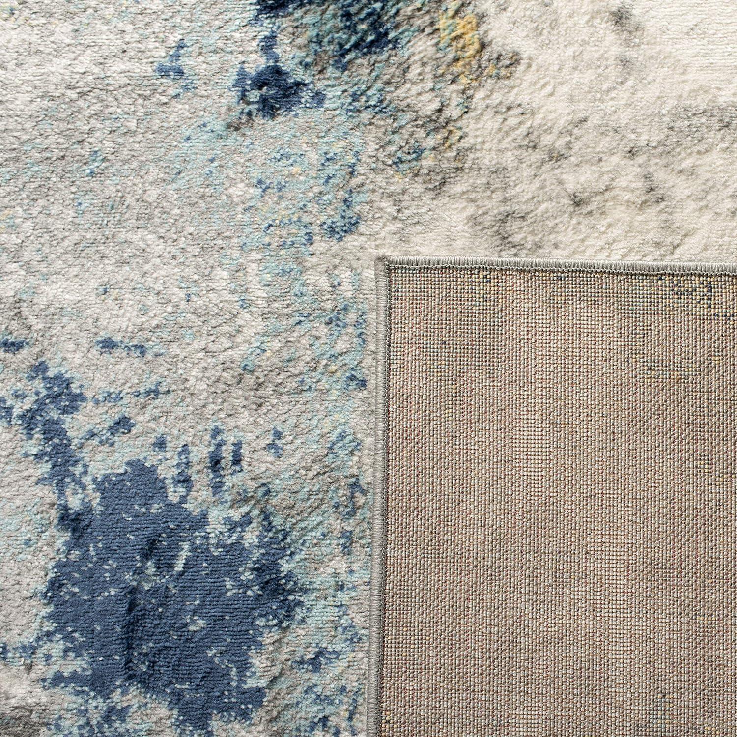 image:imageSAFAVIEH Area Rug 8x10 Jasper Collection Large Grey amp Gold Modern Abstract Design NonShedding amp Easy Cleaning Ideal for Living Room Bedroom Office Dining Space JSP101AGreyGold