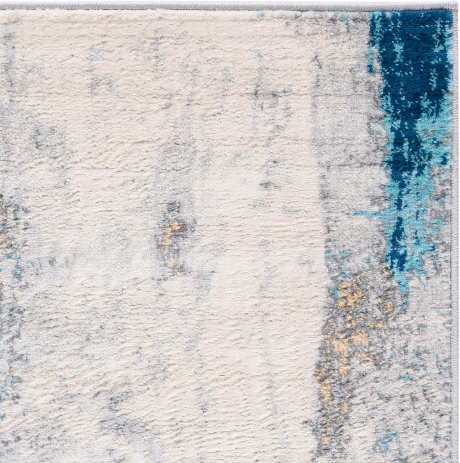 image:imageSAFAVIEH Area Rug 8x10 Jasper Collection Large Grey amp Gold Modern Abstract Design NonShedding amp Easy Cleaning Ideal for Living Room Bedroom Office Dining Space JSP101AGreyGold