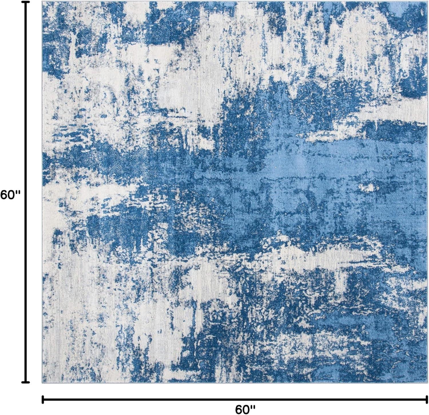 image:imageSAFAVIEH Area Rug 8x10 Jasper Collection Large Grey amp Gold Modern Abstract Design NonShedding amp Easy Cleaning Ideal for Living Room Bedroom Office Dining Space JSP101ABlueIvory