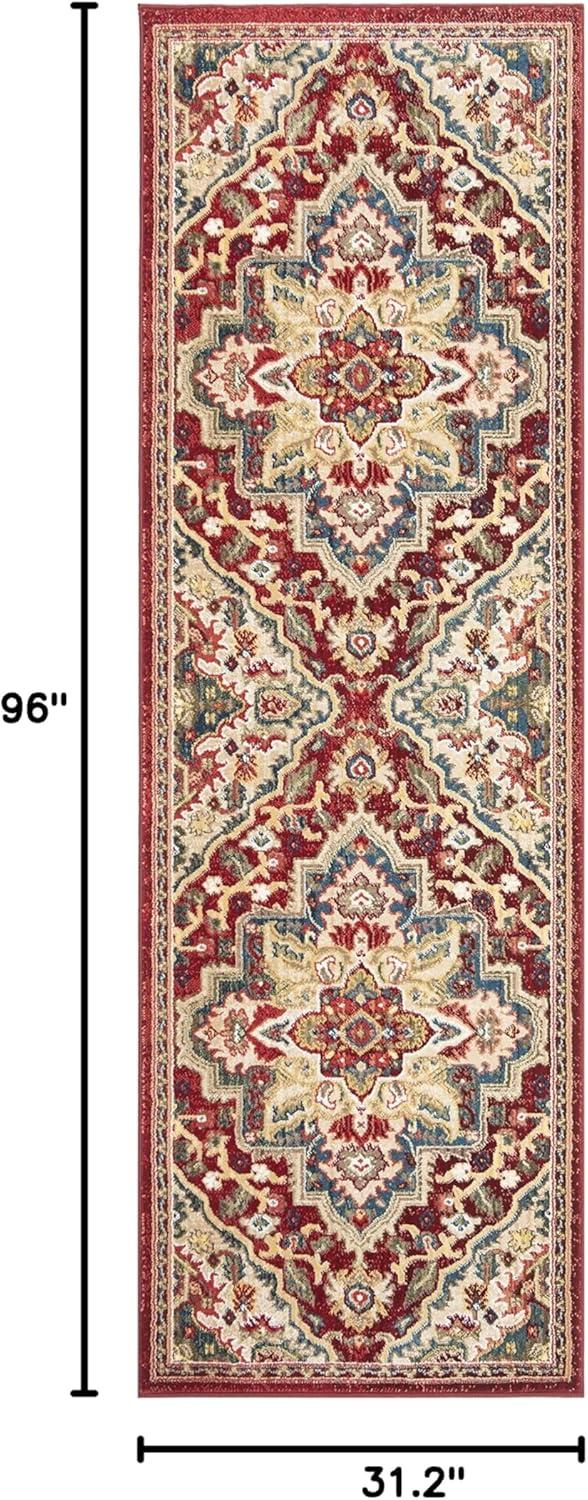 image:imageSAFAVIEH Area Rug 8x10 Kashan Collection Large Blue amp Beige Traditional Oriental Design NonShedding amp Easy Cleaning Ideal for Living Room Bedroom Office Dining Space KSN304BRedBeige