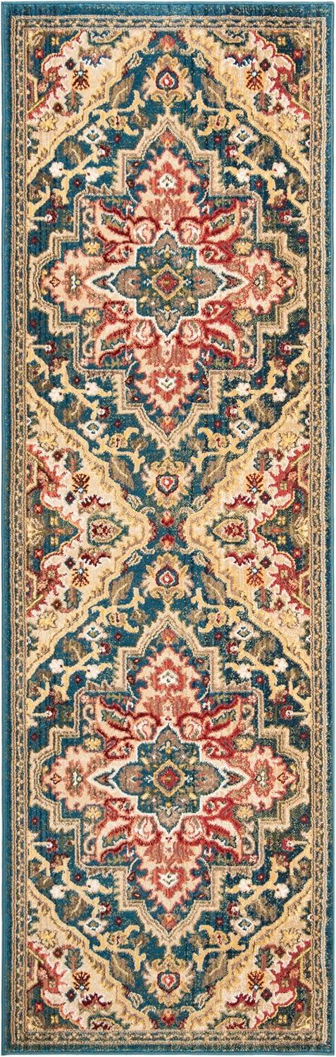 image:imageSAFAVIEH Area Rug 8x10 Kashan Collection Large Blue amp Beige Traditional Oriental Design NonShedding amp Easy Cleaning Ideal for Living Room Bedroom Office Dining Space KSN304BBlueBeige