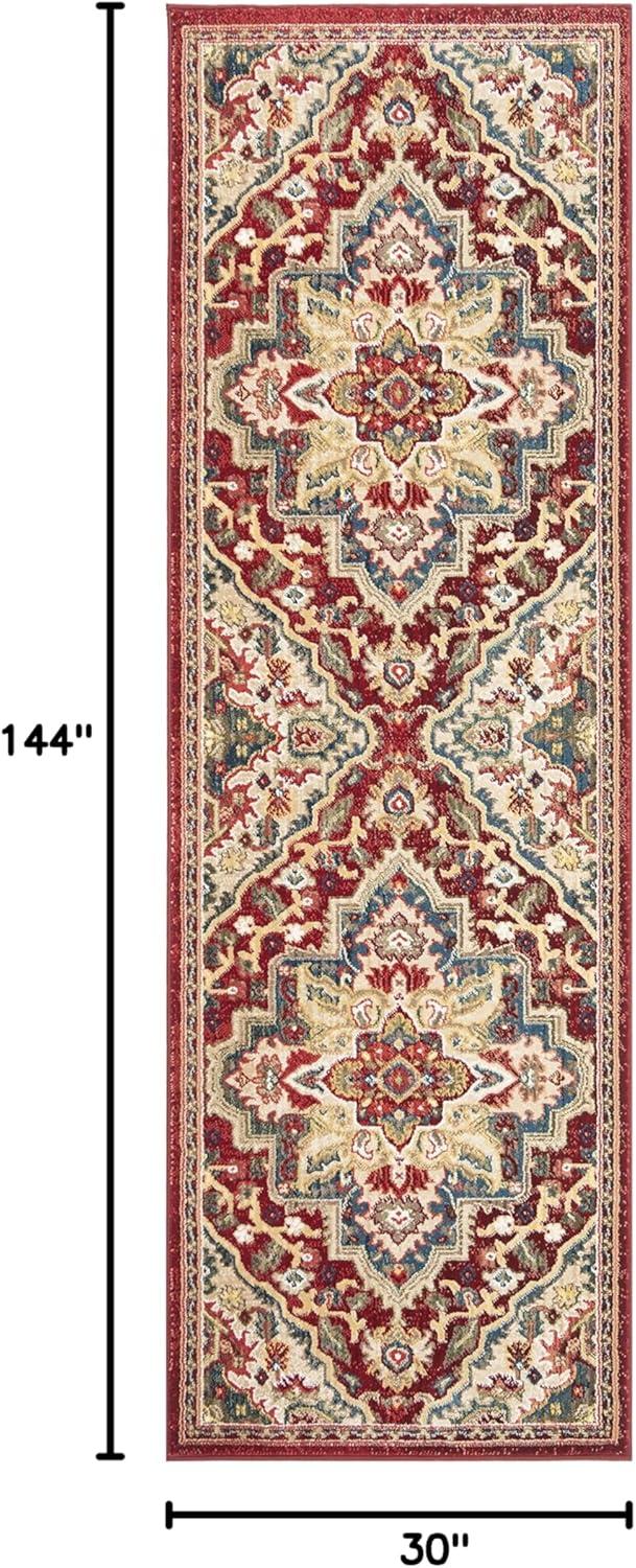 image:imageSAFAVIEH Area Rug 8x10 Kashan Collection Large Blue amp Beige Traditional Oriental Design NonShedding amp Easy Cleaning Ideal for Living Room Bedroom Office Dining Space KSN304BRedBeige