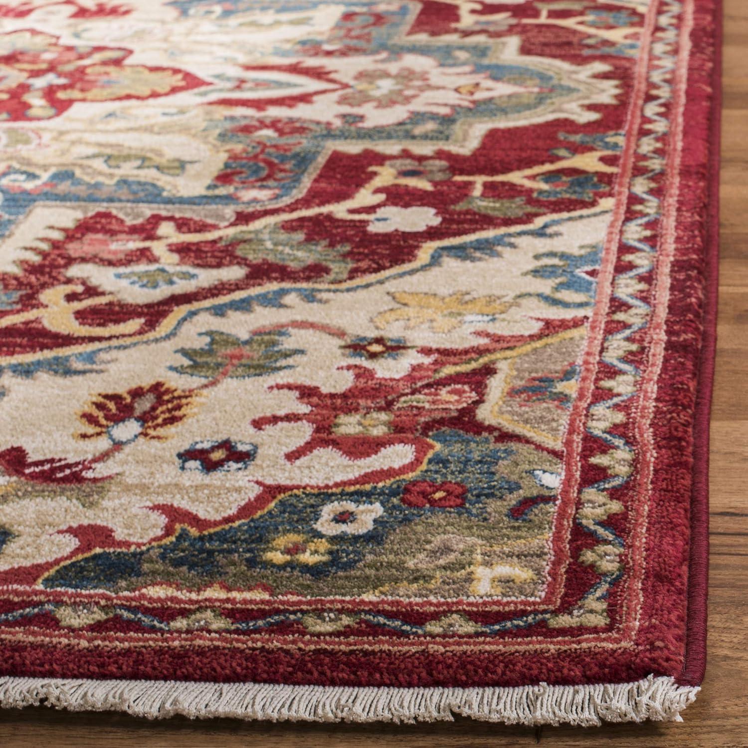image:imageSAFAVIEH Area Rug 8x10 Kashan Collection Large Blue amp Beige Traditional Oriental Design NonShedding amp Easy Cleaning Ideal for Living Room Bedroom Office Dining Space KSN304BRedBeige