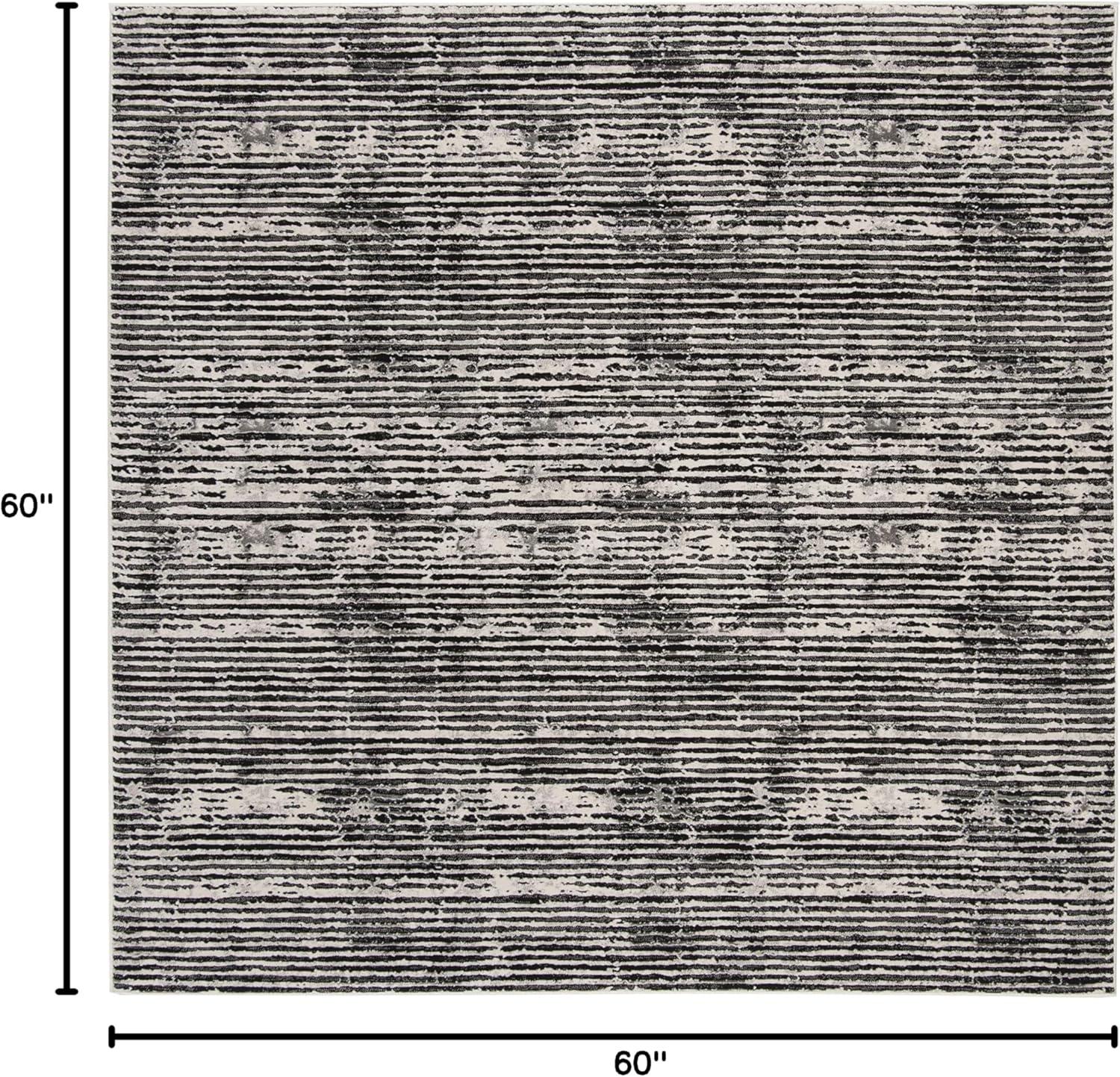 image:imageSAFAVIEH Area Rug 8x10 Lurex Collection Large Black amp Grey Modern Abstract Design NonShedding amp Easy Cleaning Ideal for Living Room Bedroom Office Dining Space LUR188ZBlackGrey