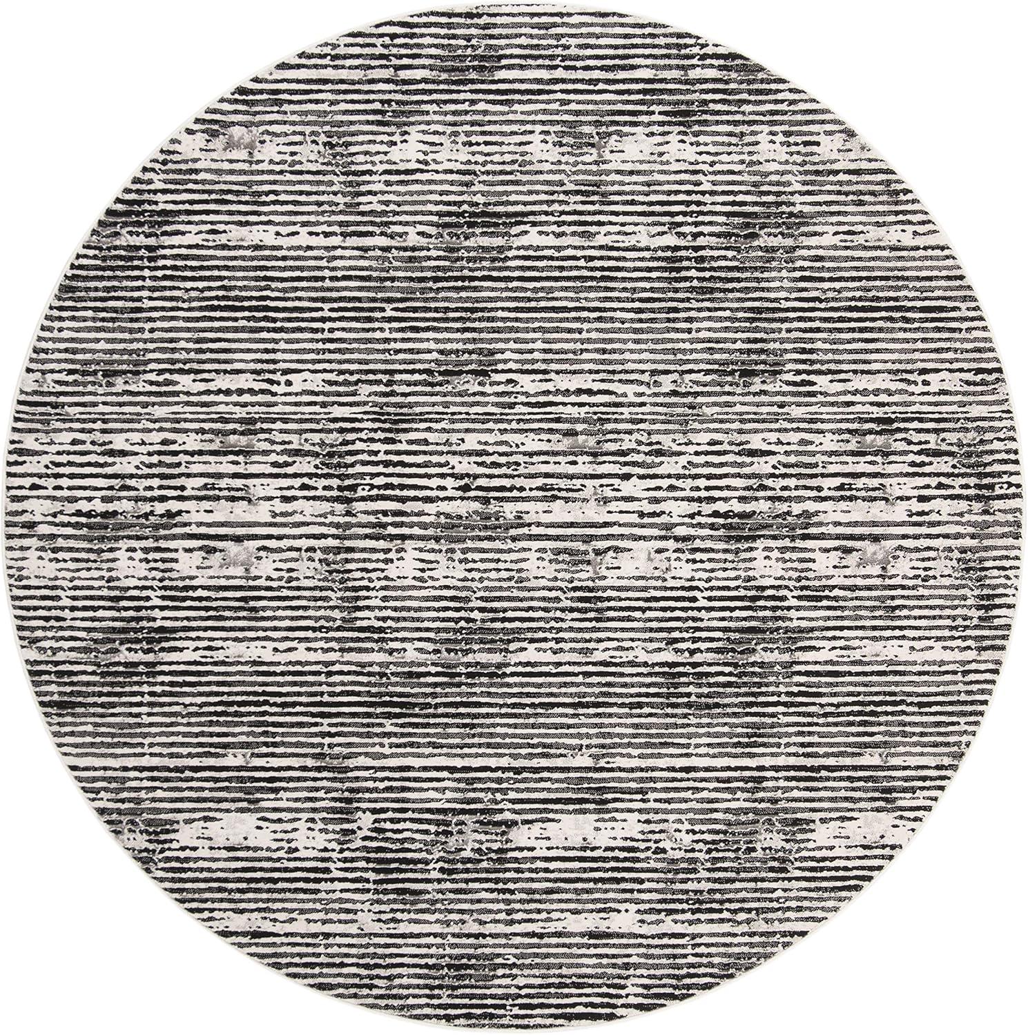 image:imageSAFAVIEH Area Rug 8x10 Lurex Collection Large Black amp Grey Modern Abstract Design NonShedding amp Easy Cleaning Ideal for Living Room Bedroom Office Dining Space LUR188ZBlackGrey