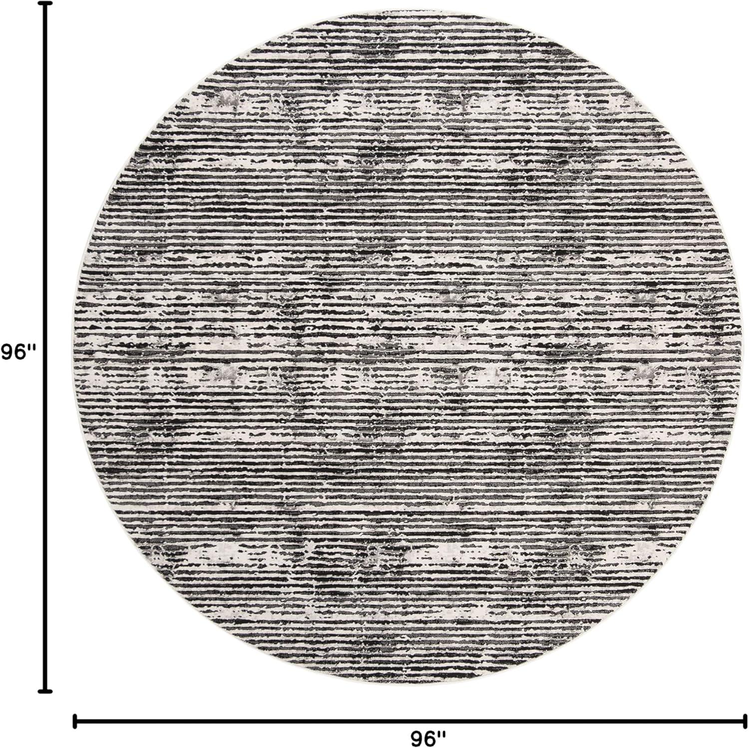 image:imageSAFAVIEH Area Rug 8x10 Lurex Collection Large Black amp Grey Modern Abstract Design NonShedding amp Easy Cleaning Ideal for Living Room Bedroom Office Dining Space LUR188ZBlackGrey