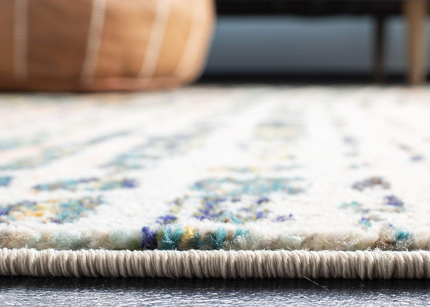 image:imageSAFAVIEH Area Rug 8x10 Madison Collection Large Beige amp Navy Modern Abstract Design NonShedding amp Easy Cleaning Ideal for Living Room Bedroom Office Dining Space MAD454ABeigeNavy