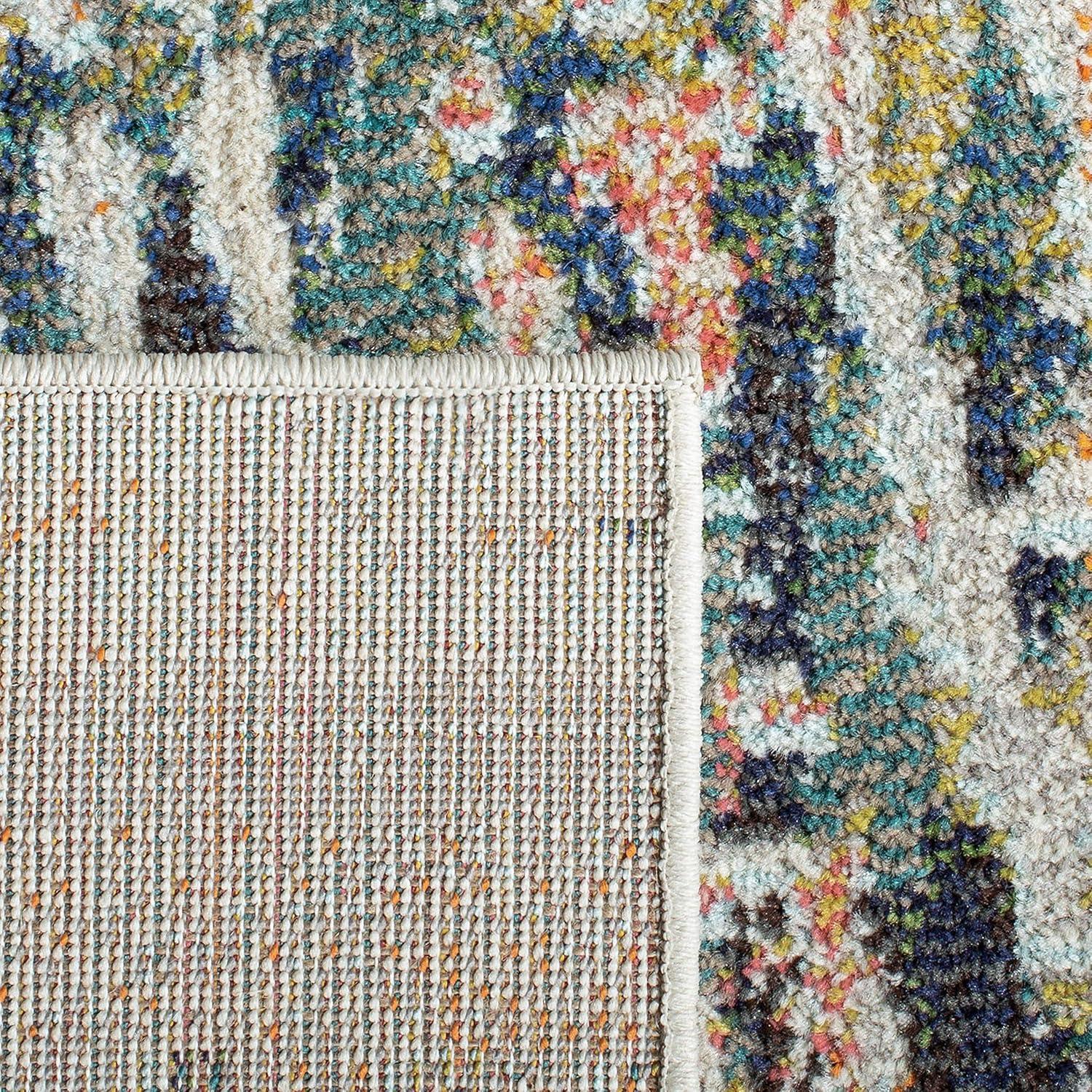 image:imageSAFAVIEH Area Rug 8x10 Madison Collection Large Beige amp Navy Modern Abstract Design NonShedding amp Easy Cleaning Ideal for Living Room Bedroom Office Dining Space MAD454ABeigeNavy