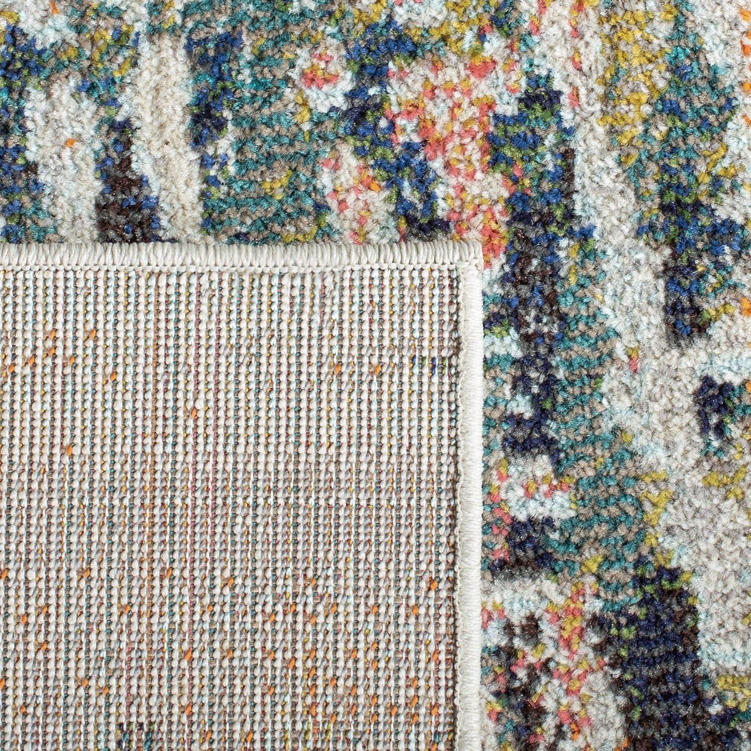 image:imageSAFAVIEH Area Rug 8x10 Madison Collection Large Beige amp Navy Modern Abstract Design NonShedding amp Easy Cleaning Ideal for Living Room Bedroom Office Dining Space MAD454ABeigeNavy