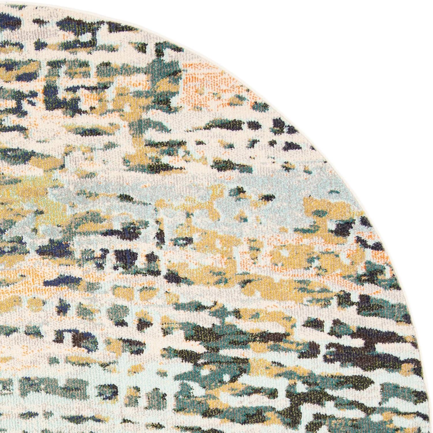 image:imageSAFAVIEH Area Rug 8x10 Madison Collection Large Beige amp Navy Modern Abstract Design NonShedding amp Easy Cleaning Ideal for Living Room Bedroom Office Dining Space MAD454ABeigeNavy