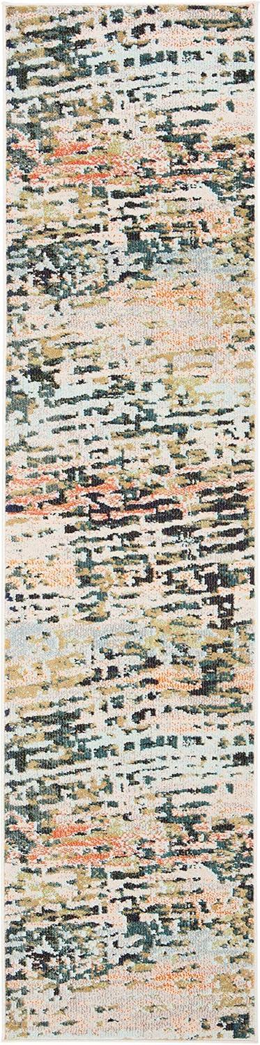 image:imageSAFAVIEH Area Rug 8x10 Madison Collection Large Beige amp Navy Modern Abstract Design NonShedding amp Easy Cleaning Ideal for Living Room Bedroom Office Dining Space MAD454ABeigeNavy