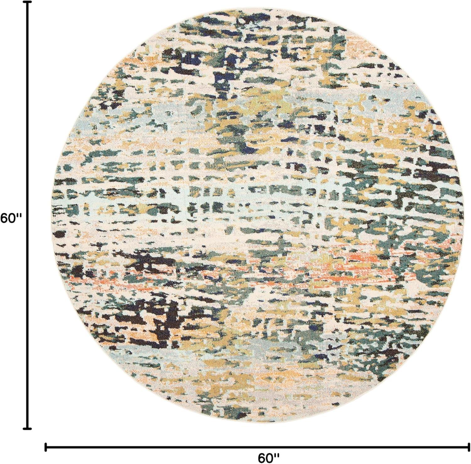 image:imageSAFAVIEH Area Rug 8x10 Madison Collection Large Beige amp Navy Modern Abstract Design NonShedding amp Easy Cleaning Ideal for Living Room Bedroom Office Dining Space MAD454ABeigeNavy