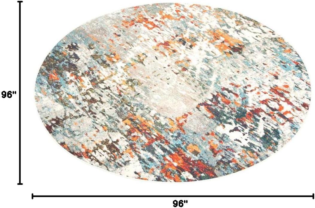 image:imageSAFAVIEH Area Rug 8x10 Madison Collection Large Grey amp Blue Modern Abstract Design NonShedding amp Easy Cleaning Ideal for Living Room Bedroom Office Dining Space MAD471FGreyBlue