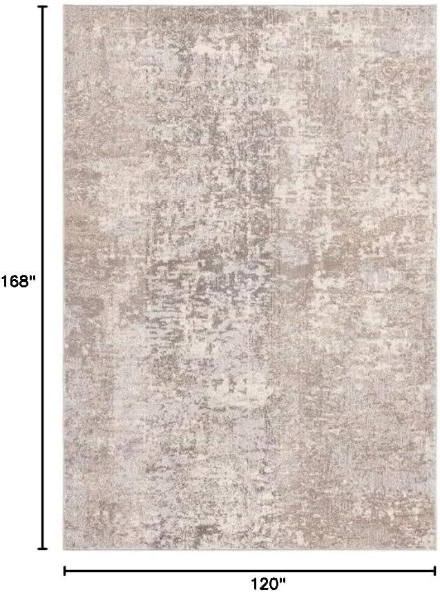 image:imageSAFAVIEH Area Rug 8x10 Madison Collection Large Grey amp Blue Modern Abstract Design NonShedding amp Easy Cleaning Ideal for Living Room Bedroom Office Dining Space MAD471FGreyBeige