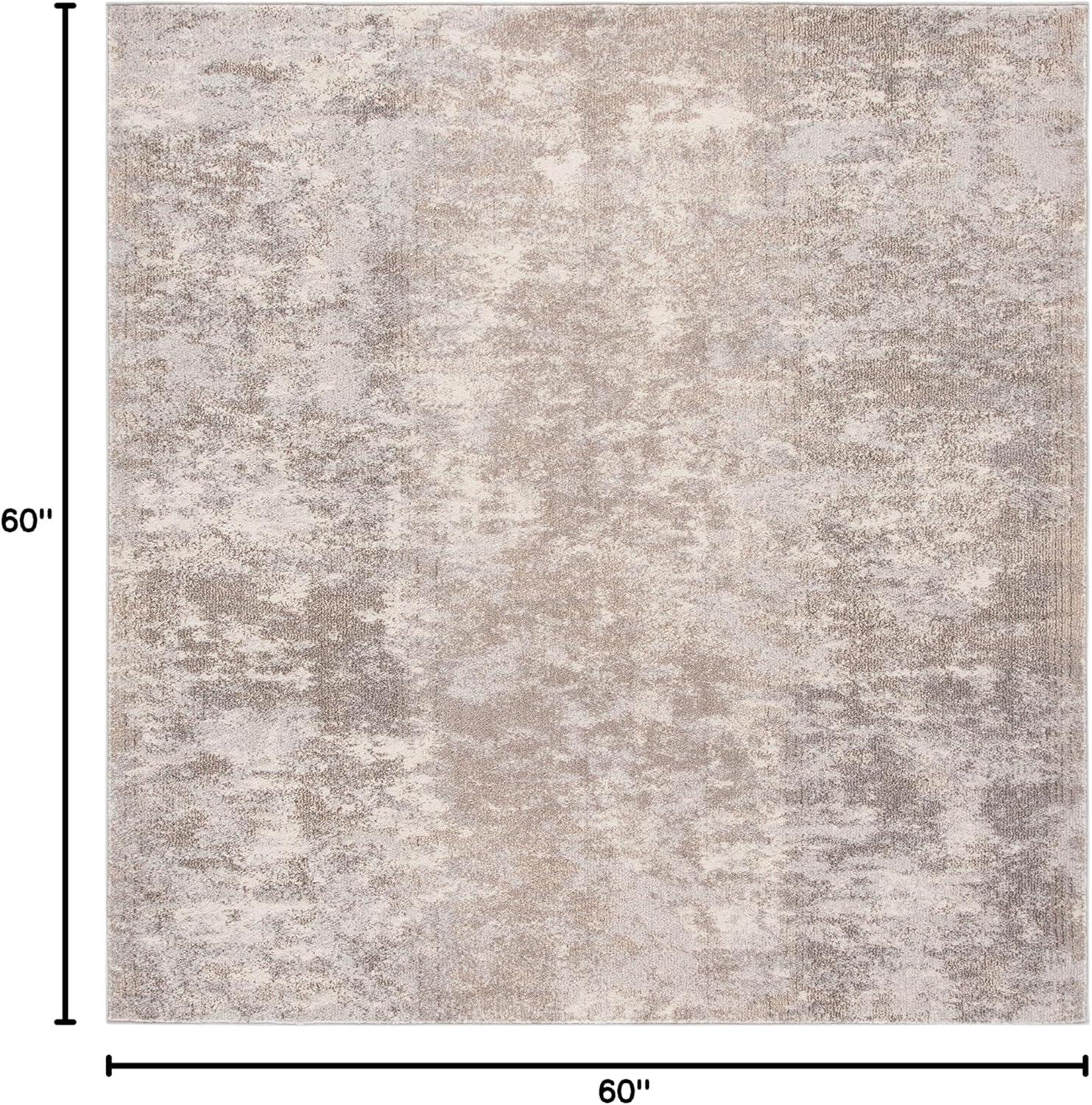 image:imageSAFAVIEH Area Rug 8x10 Madison Collection Large Grey amp Blue Modern Abstract Design NonShedding amp Easy Cleaning Ideal for Living Room Bedroom Office Dining Space MAD471FGreyBeige