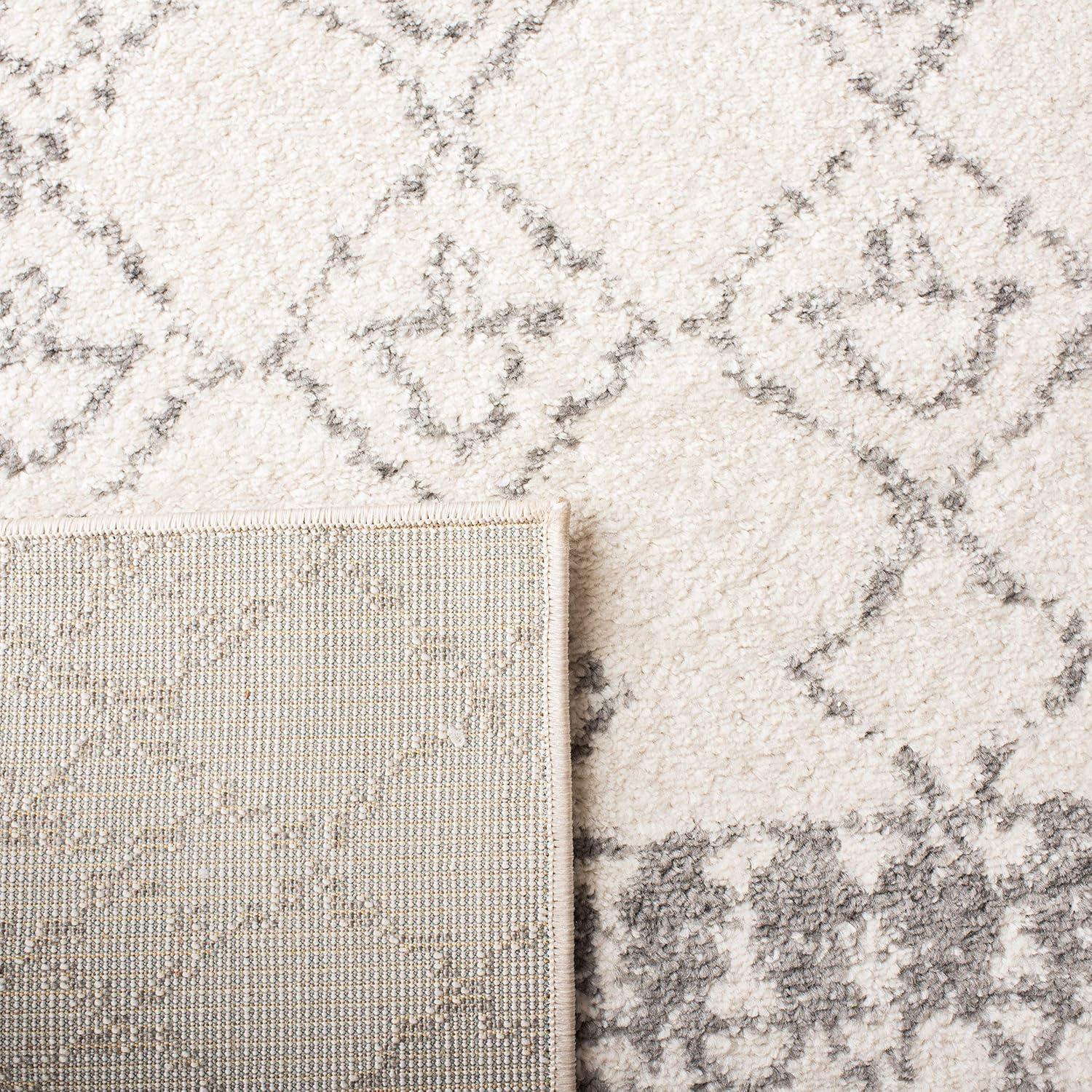 image:imageSAFAVIEH Area Rug 8x10 Tulum Collection Large Ivory amp Black Moroccan Boho Distressed Design NonShedding amp Easy Cleaning Ideal for Living Room Bedroom Office Dining Space TUL229BIvoryGrey