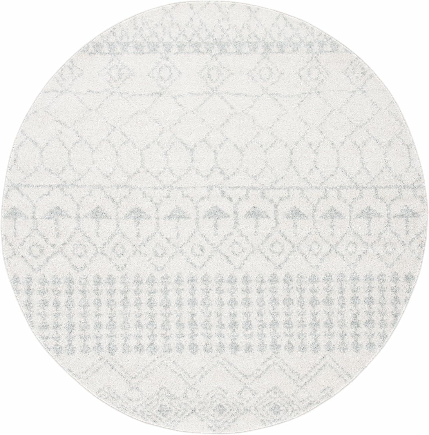 image:imageSAFAVIEH Area Rug 8x10 Tulum Collection Large Ivory amp Black Moroccan Boho Distressed Design NonShedding amp Easy Cleaning Ideal for Living Room Bedroom Office Dining Space TUL229BIvoryLight Grey