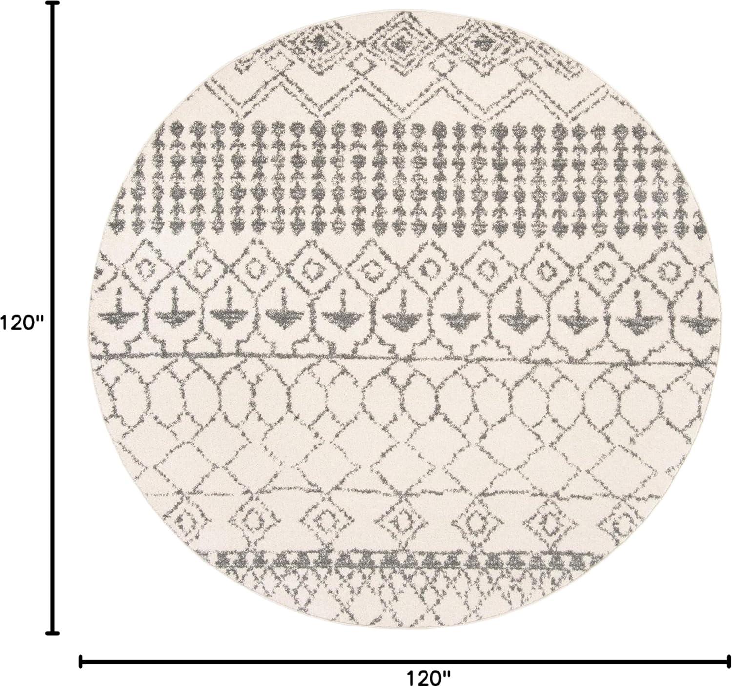 image:imageSAFAVIEH Area Rug 8x10 Tulum Collection Large Ivory amp Black Moroccan Boho Distressed Design NonShedding amp Easy Cleaning Ideal for Living Room Bedroom Office Dining Space TUL229BIvoryGrey