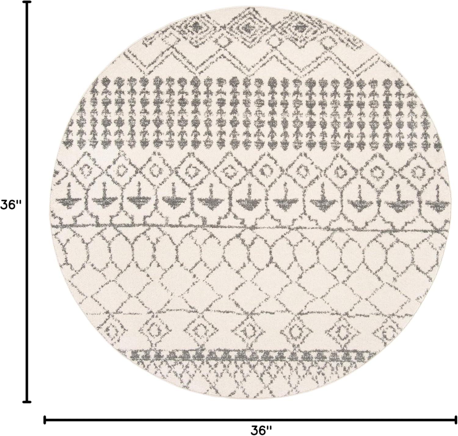 image:imageSAFAVIEH Area Rug 8x10 Tulum Collection Large Ivory amp Black Moroccan Boho Distressed Design NonShedding amp Easy Cleaning Ideal for Living Room Bedroom Office Dining Space TUL229BIvoryGrey