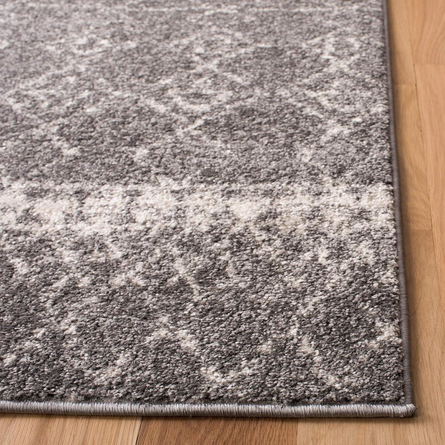 image:imageSAFAVIEH Area Rug 8x10 Tulum Collection Large Ivory amp Black Moroccan Boho Distressed Design NonShedding amp Easy Cleaning Ideal for Living Room Bedroom Office Dining Space TUL229BGreyIvory